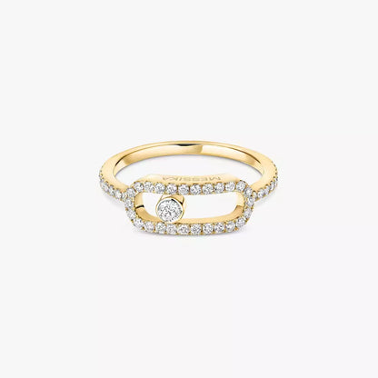 [Lume Jewelry]Move Uno Diamond Ring in Gold