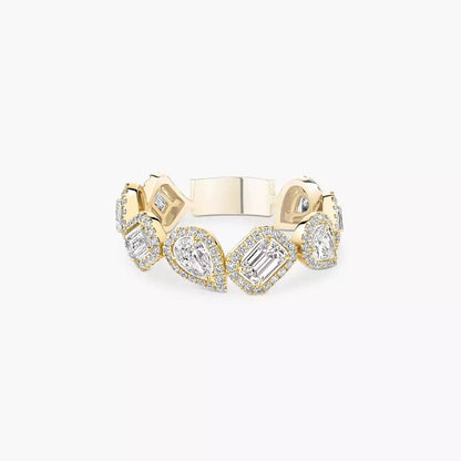 [Lume Jewelry]Diamond Wedding Ring My Twin