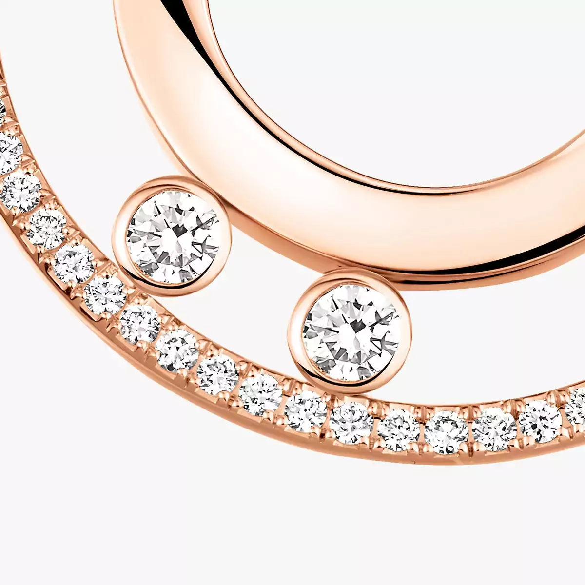 [Lume Jewelry]Move Romane Small Diamond Hoop Earrings
