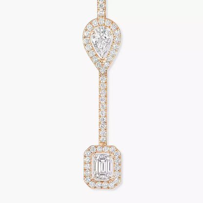 [Lume Jewelry]Diamond Drop Earrings My Twin