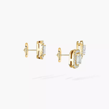 [Lume Jewelry]Diamond Earrings 0,10ct My Twin 1+2