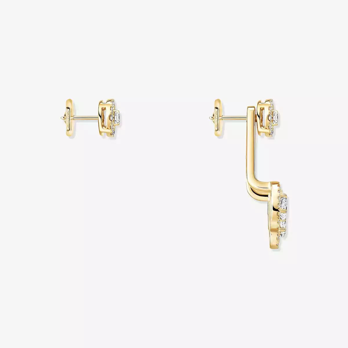 [Lume Jewelry] My Twin Trio  Diamond Earrings