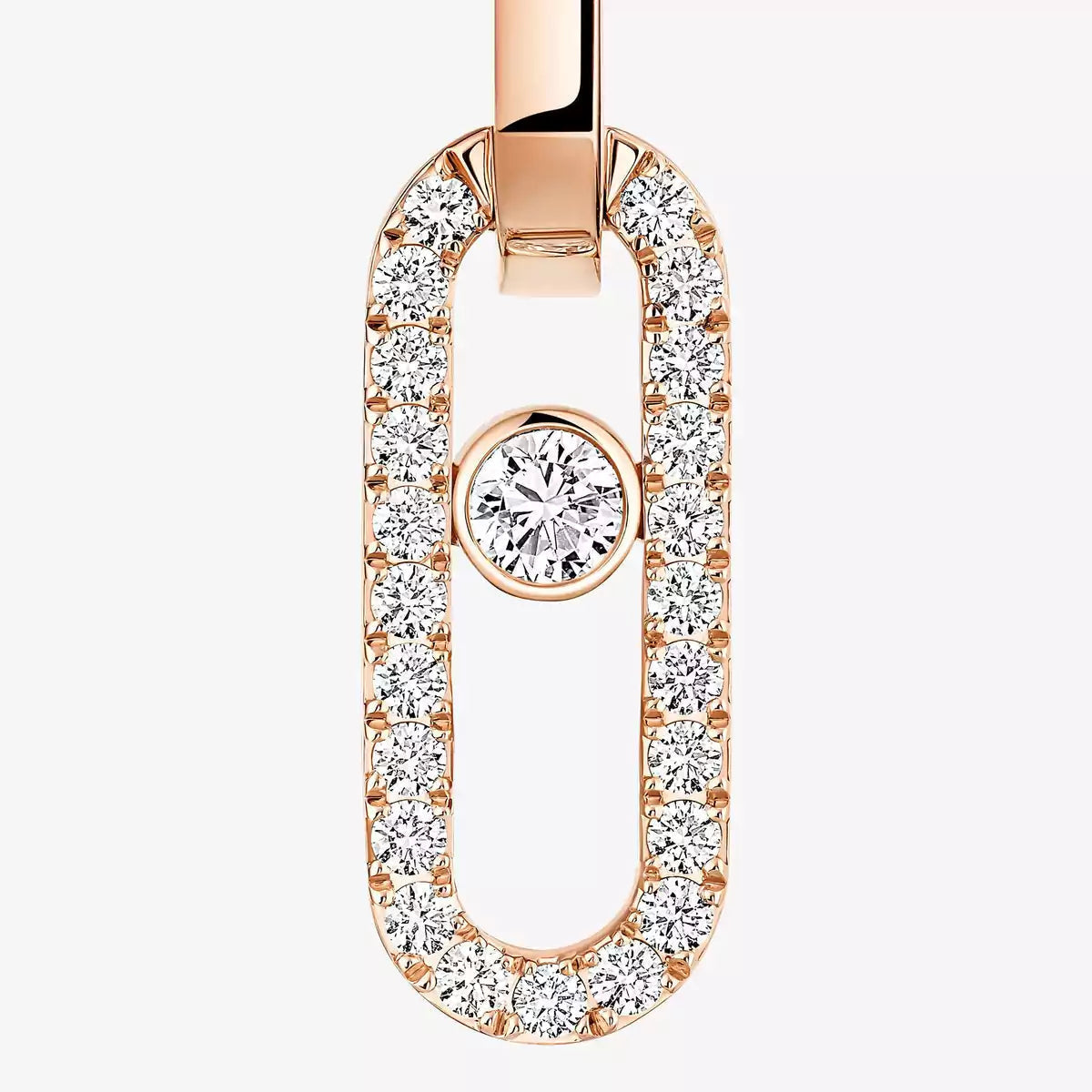 [Lume Jewelry]Move Link Diamond Earrings