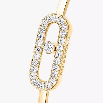 [Lume Jewelry]Move Uno pavé flex bangle medium