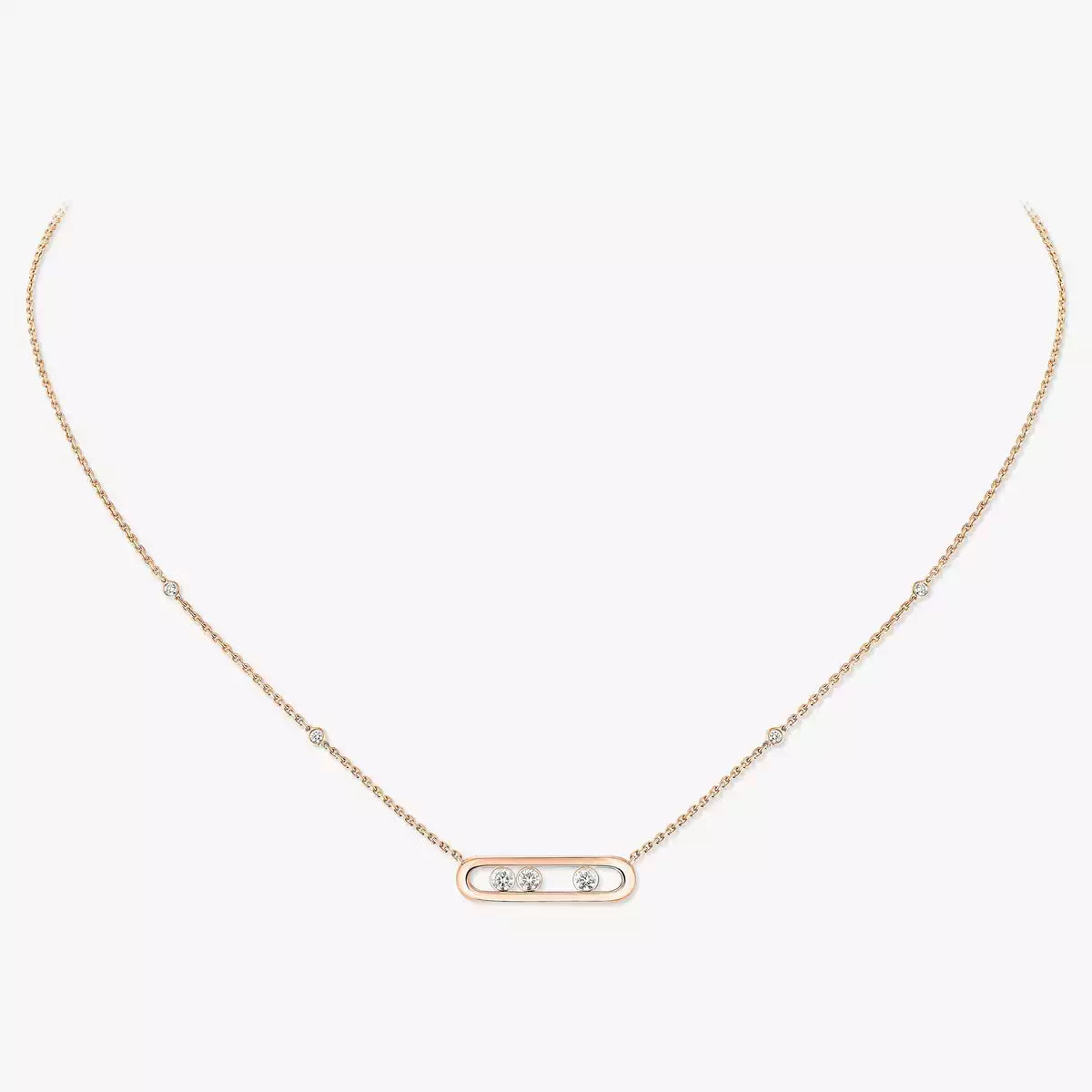 [Lume Jewelry] Baby Move Gold Diamond Necklace