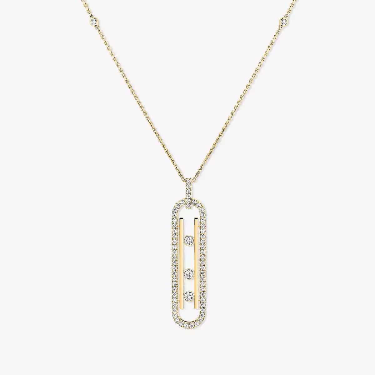 [Lume Jewelry]Diamond Necklace Move 10Th