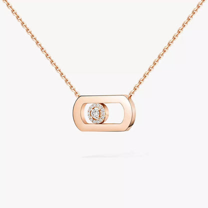 [Lume Jewelry]So Move Diamond Necklace in Gold