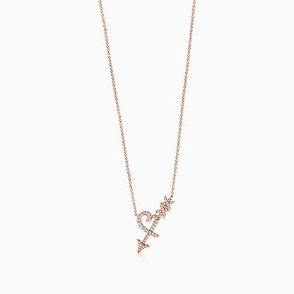 [Lume Jewelry]COLGANTE HEART & ARROW NECKLACE