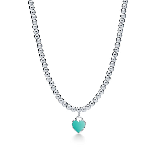 [Lume Jewelry]RETURN TO TIF SILVER BEAD NECKLACE