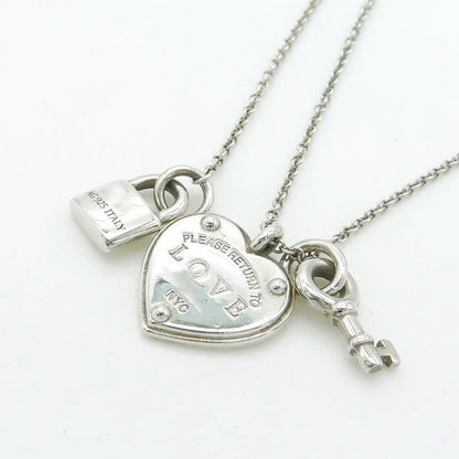 [Lume Jewelry]LOVE HEART TAG KEY NECKLACE
