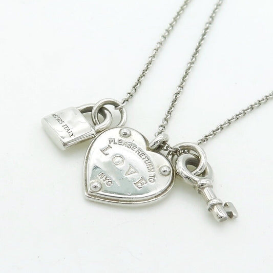 [Lume Jewelry]LOVE HEART TAG KEY NECKLACE