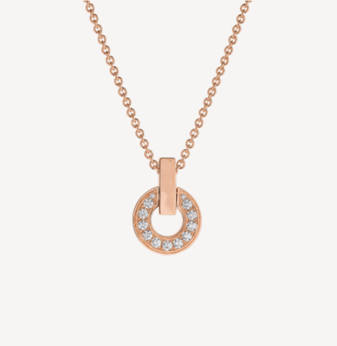 [Lume Jewelry]GARI NECKLACE PINK GOLD DIAMOND