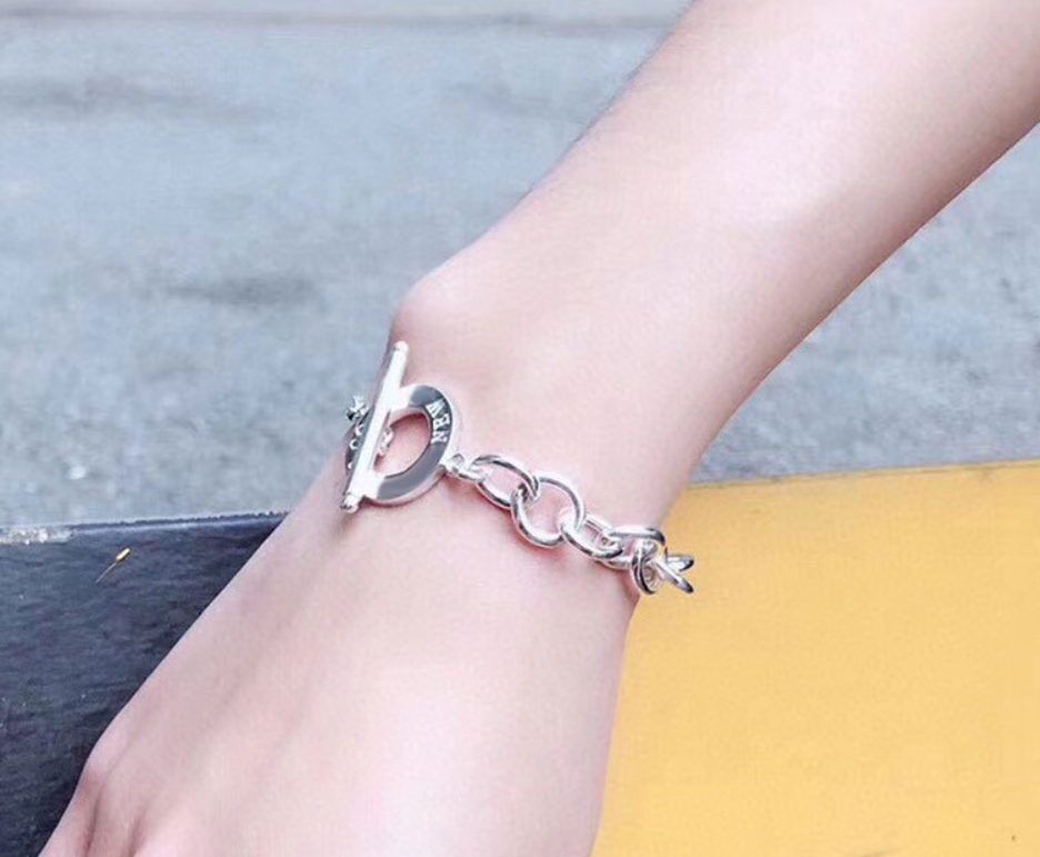 [Lume Jewelry]TOGGLE TAG BRACELET SILVER