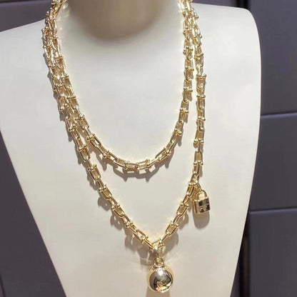 [Lume Jewelry]HARDWEAR WRAP NECKLACE
