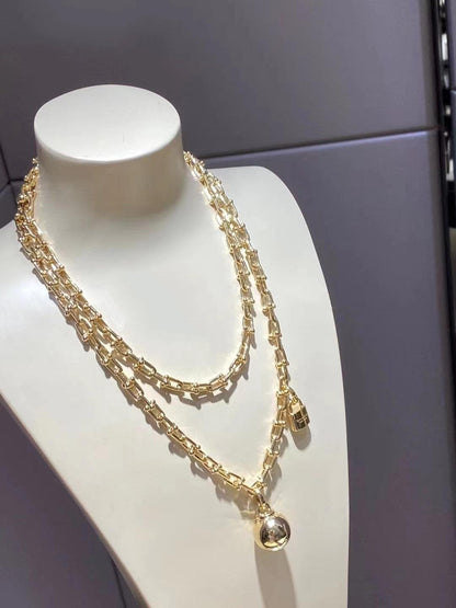 [Lume Jewelry]HARDWEAR WRAP NECKLACE