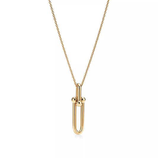 [Lume Jewelry]HARDWEAR GOLD DROP PEDANT NECKLACE