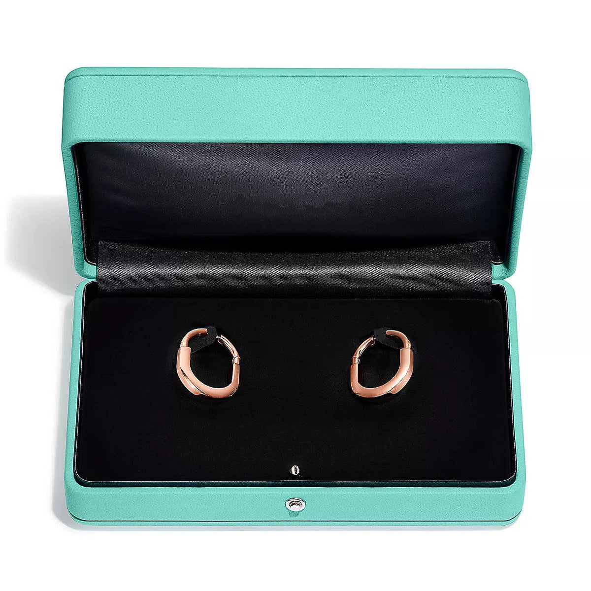 [Lume Jewelry]LOCK MEDIUM DIAMNOND EARRINGS