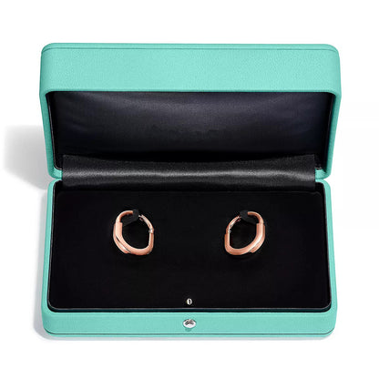 [Lume Jewelry]LOCK MEDIUM DIAMNOND EARRINGS