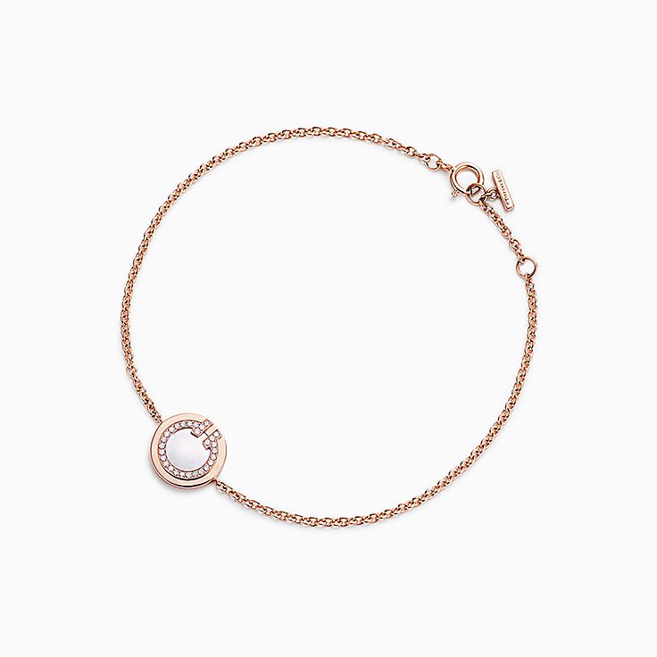 [Lume Jewelry]DIAMOND CIRCLE PINK GOLD BRACELET
