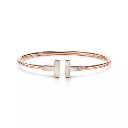 [Lume Jewelry]T BRACELET 1.8MM TURQUOISE PINK GOLD