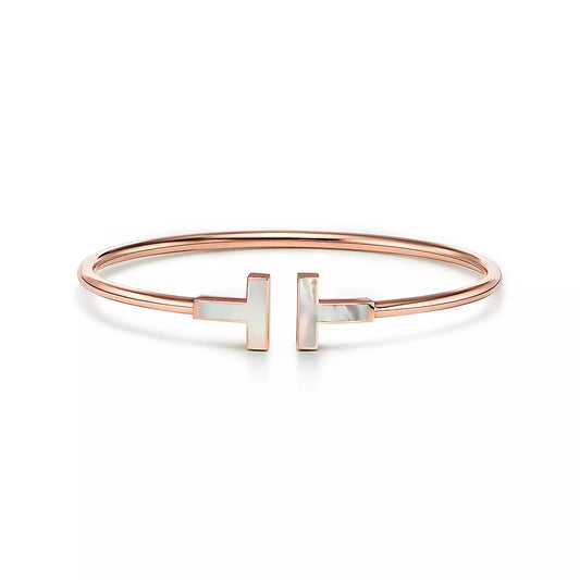 [Lume Jewelry]T BRACELET 1.8MM TURQUOISE PINK GOLD