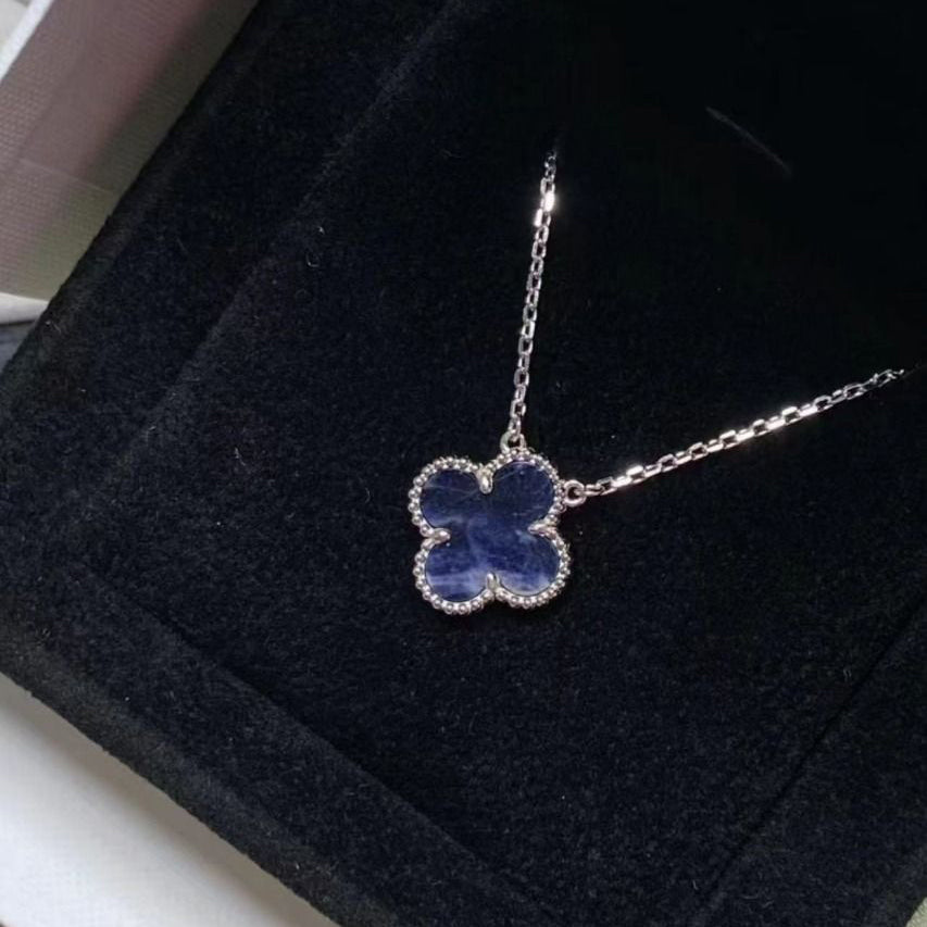 ¡®Lume Jewelry¡¯CLOVER 15MM PIETERSITE NECKLACE SILVER