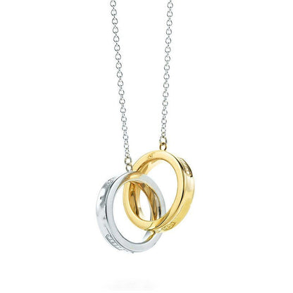 [Lume Jewelry]INTERLOCKING CIRCLES PENDANT SMALL NECKLACE