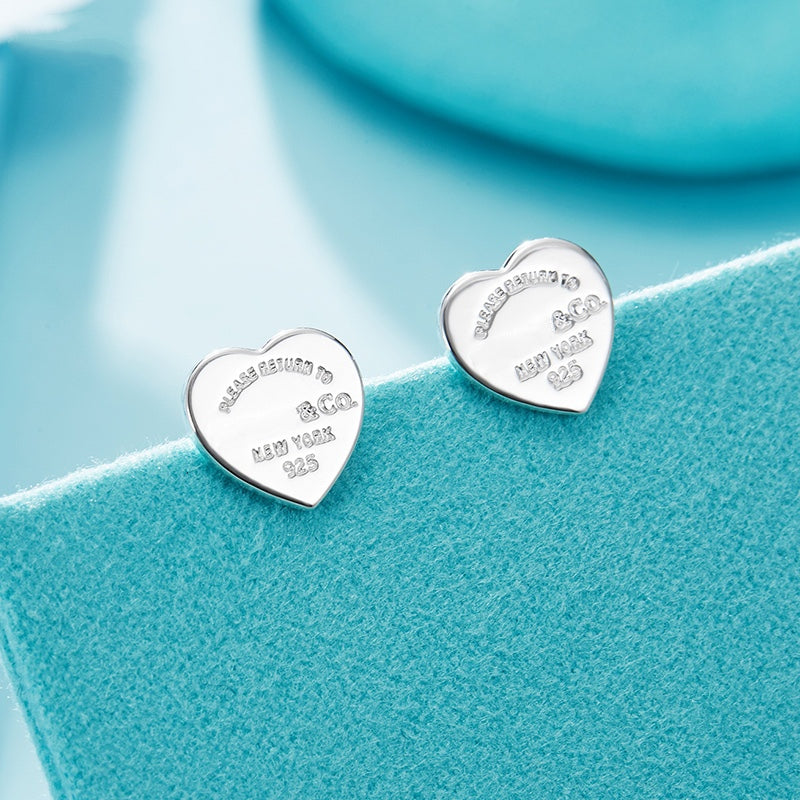[Lume Jewelry]RETURN TO TIF LOVE SILVER EARRINGS