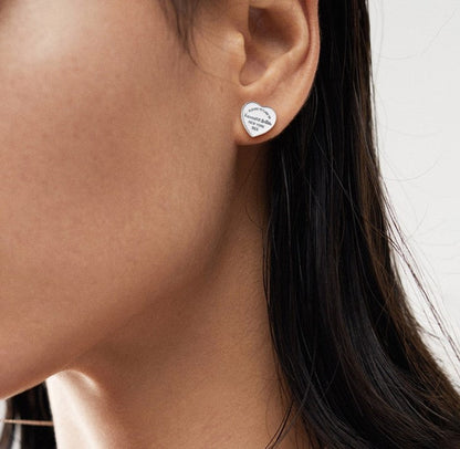 [Lume Jewelry]RETURN TO TIF LOVE SILVER EARRINGS