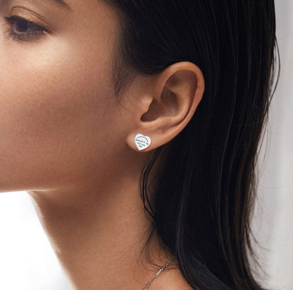[Lume Jewelry]RETURN TO TIF LOVE SILVER EARRINGS