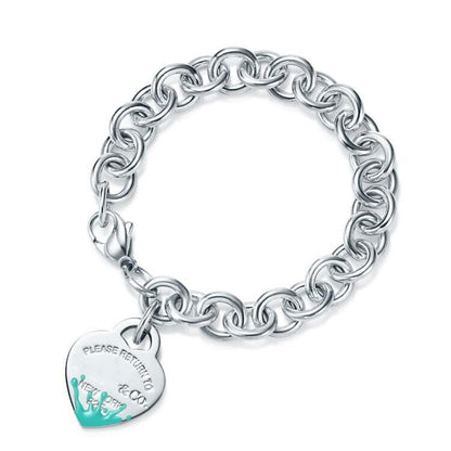 [Lume Jewelry]LOVE HEART RETURN TO TIF SILVER BRACELET