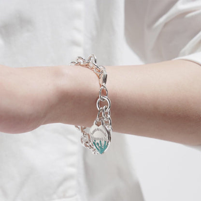 [Lume Jewelry]LOVE HEART RETURN TO TIF SILVER BRACELET