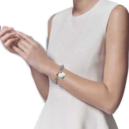 [Lume Jewelry]LOVE HEART RETURN TO TIF SILVER BRACELET