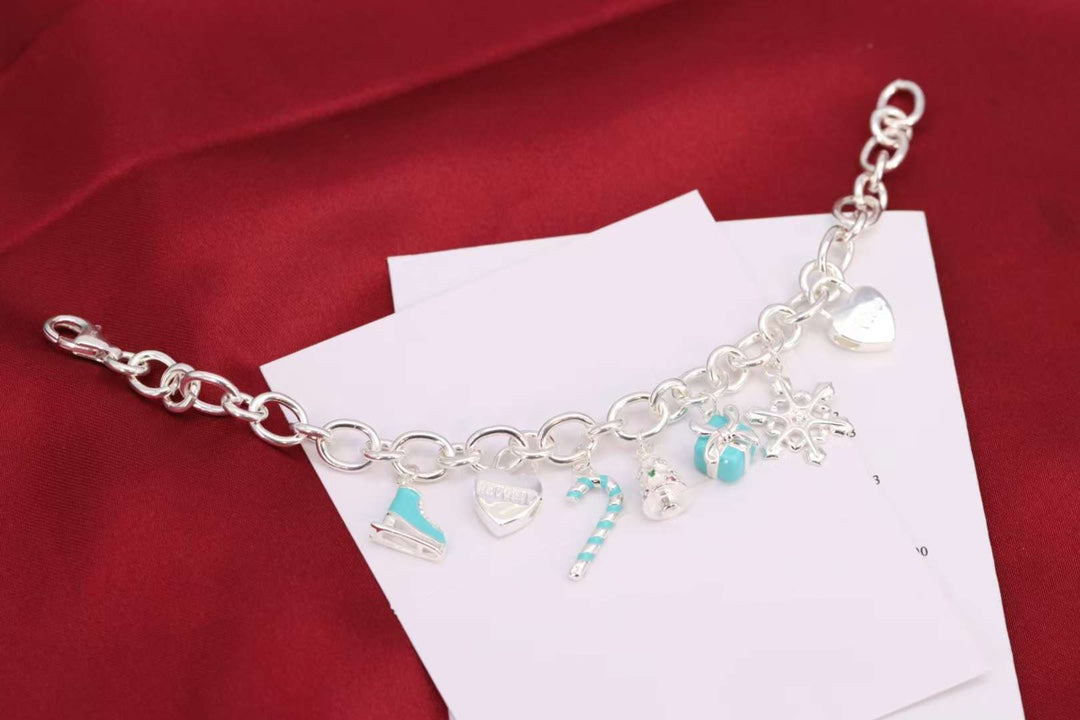 [Lume Jewelry]CHRISTMAS SILVER BRACELET