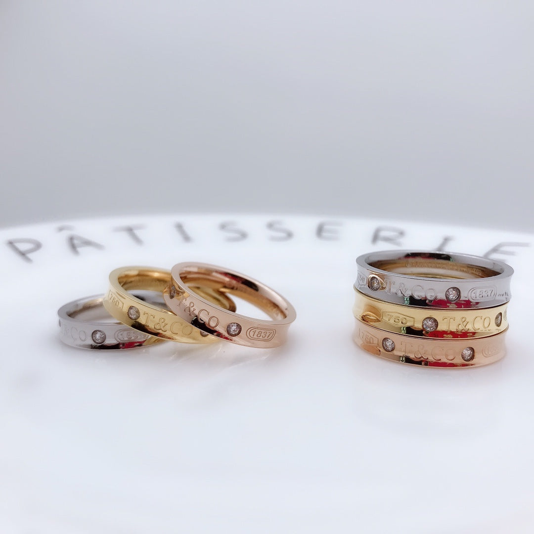 [Lume Jewelry]DOUBLE DIAMOND RING