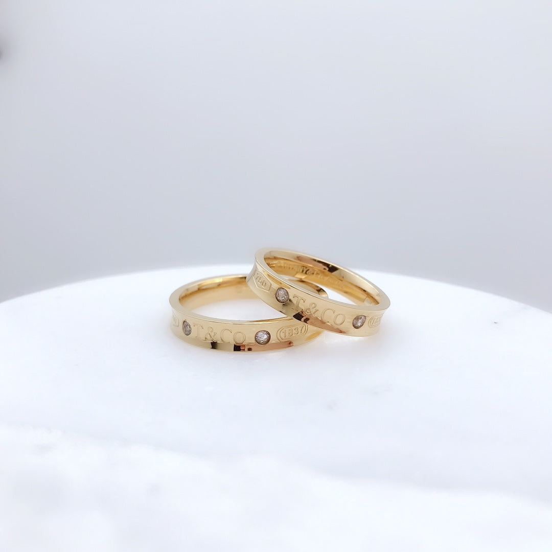 [Lume Jewelry]DOUBLE DIAMOND RING