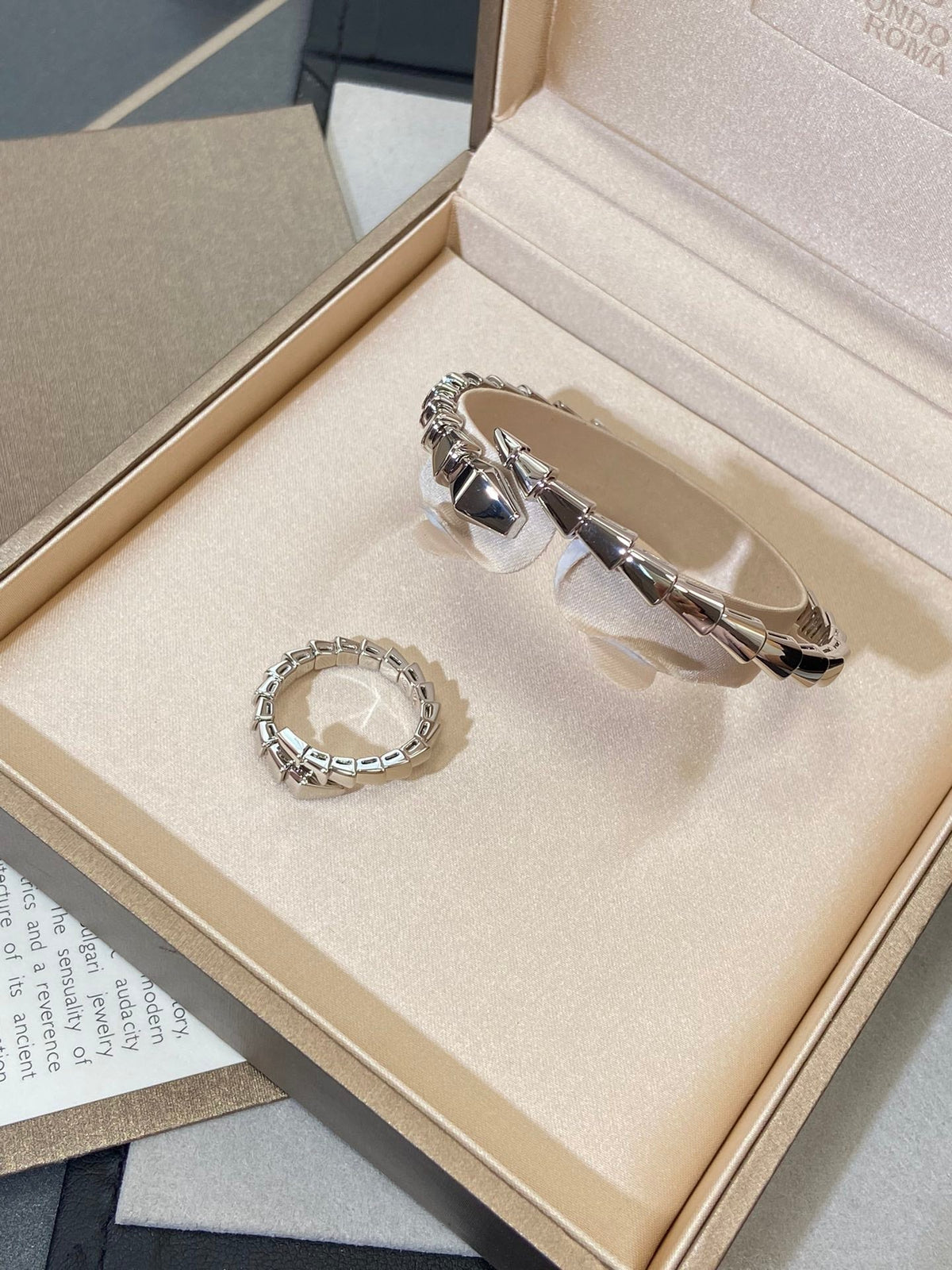 [Lume Jewelry]SERPENTI VIPER SILVER BRACELET