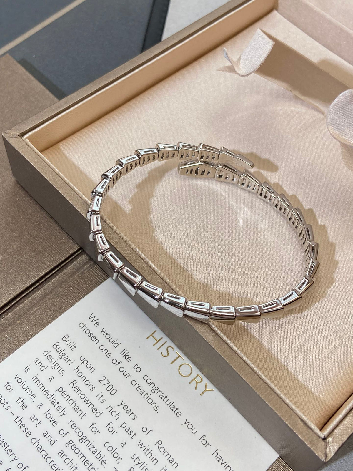 [Lume Jewelry]SERPENTI VIPER SILVER BRACELET